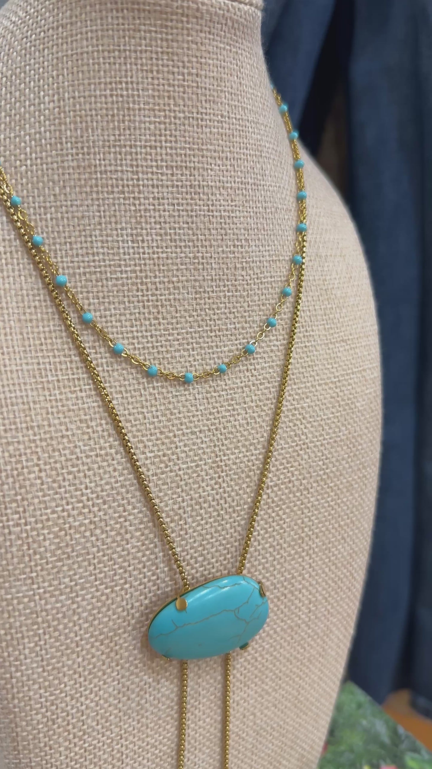 Turquoise Layering Necklace